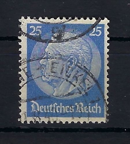 DR Hindeburgmedaillon, Mi 522 Xb °, gepr. Schlegel BPP