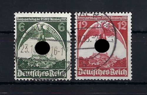 DR Mi 586-587 Y °, ME 370€