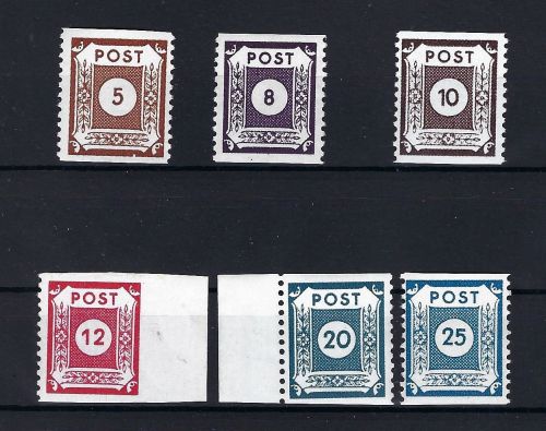 Ost Sachsen Mi 42 - 50 E ** (ohne 43, 47, 50), ME 315€