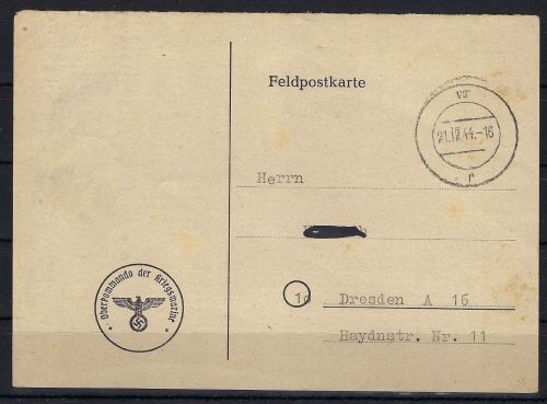 Funkmitteilung Festung Lorient 1944, Oberkommando der Kriegsmarine