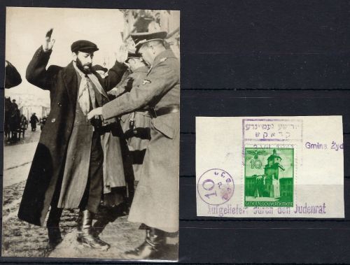 Warschauer Ghettoszene 2. WK, Original Foto aus Russischer Archiv