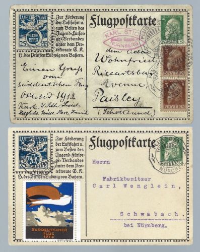 Bayern SF P 1+2 Nürnberg-Schottland und München-Schwabach ME 430€