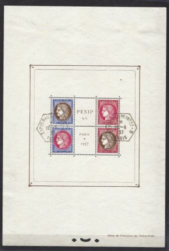 Frankreich Block 3 °, ME 350€