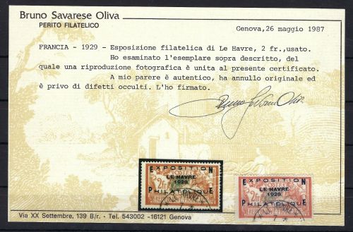 Frankreich Mi 239 ° einwandfrei, Befund Oliva, ME 600€