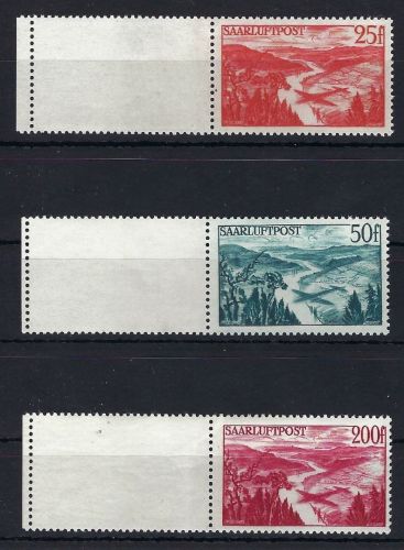 Saar / Saarland Mi 252-254 L **