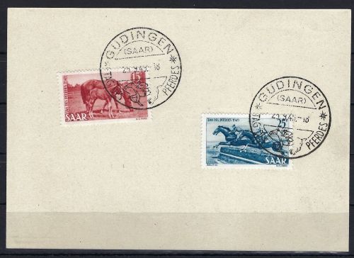Saar / Saarland Mi 265-266 FDC, ME 200€