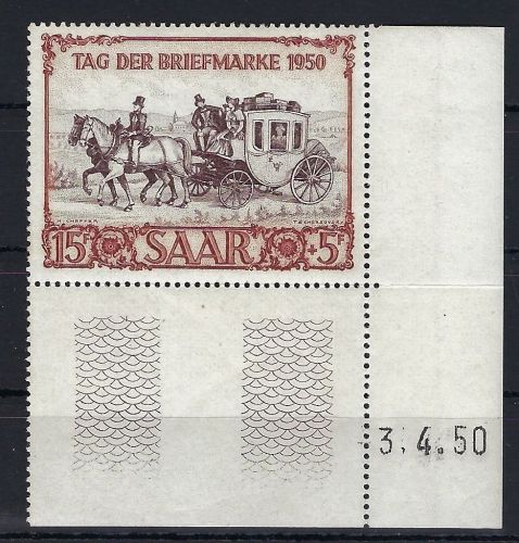 Saar / Saarland Mi 291 Br ** , ME 250€
