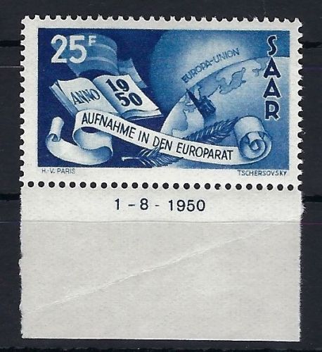 Saar / Saarland Mi 297 Br **, ME 150€