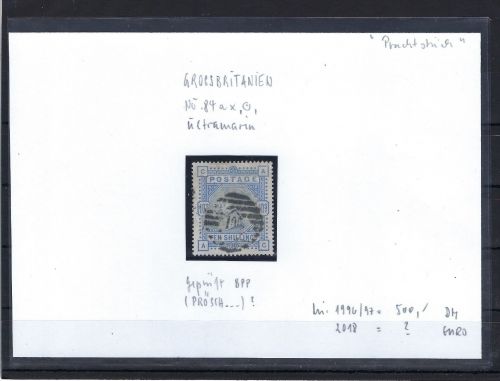 Großbritannien Mi 84 ax °, BPP geprüft