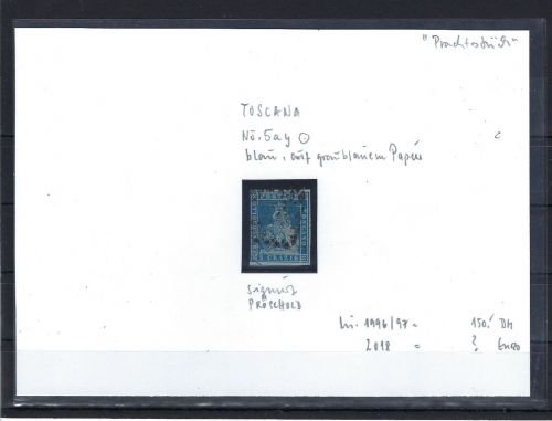 Altitalien / Toskana, Mi 5 ay° signiert Pröschold