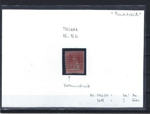 Altitalien / Toskana, Mi 12 °, dopp. geprüft Bühler BPP