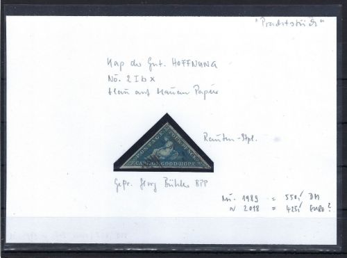 Kap der guten Hoffnung Mi 2 I bx ° gep. Bühler BPP, ME 240€