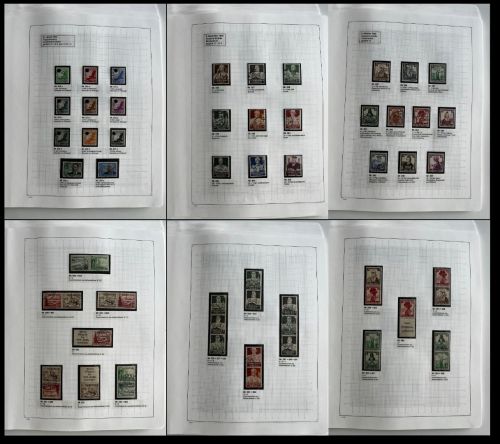 DR Sammlung ca. 1933-1937 °/*/ und wenige (*)