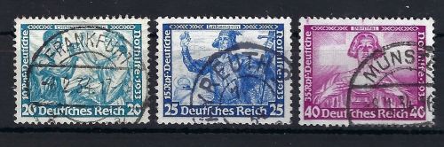 DR Mi 505-507 °, 506 + 507 gepr. Schlegel BPP, ME 350€