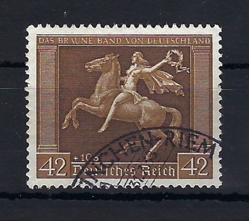 DR Braunes Band, mi 671 y °, gepr. Schlegel BPP, ME 60€