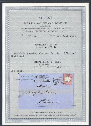 P) DR Mi 4 PF I, Ra3 Strassburg Bahnhof n. Colmar, FA Sommer BPP