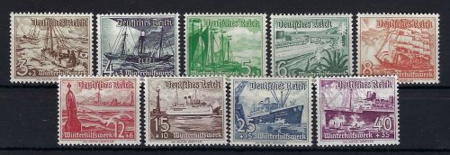 DR Nothilfe, Mi 651-659 **, ME 100€