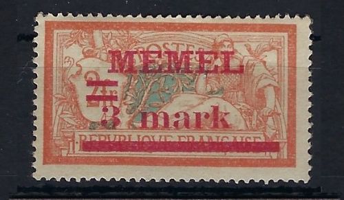 P) Memel Mi 29 I * signiert
