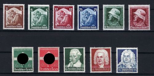 DR postfrische Zusammenstellung aus Mi 565-575, ME ca. 200€