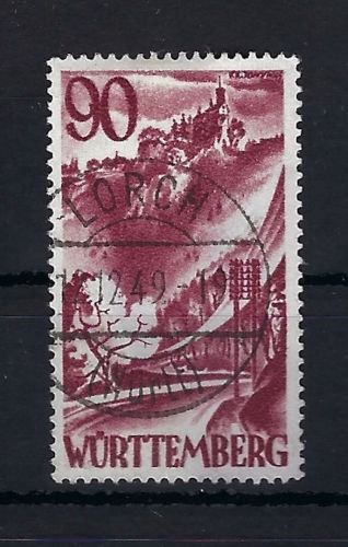 Fr. Zone Württemberg Mi 37 ° gep. Schlegel BPP, ME 130€