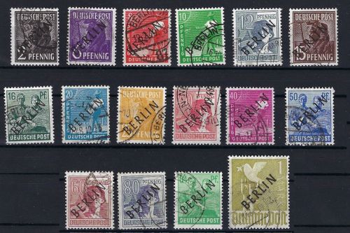 Berlin Mi 1-17 ° (ohne 9), gep. Schlegel BPP, ME 408€