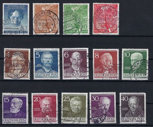 Berlin kompletter Jahrgang 1952 gestempelt, ME 125€