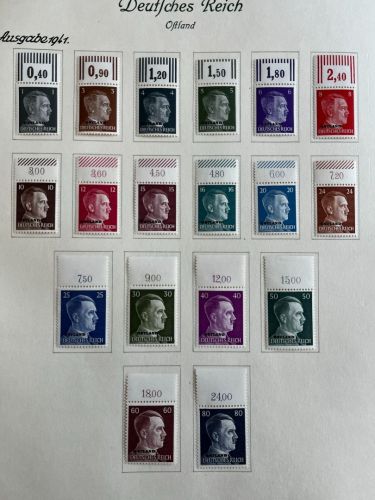 C) Ostland/Ukraine, Partie aus Spezialsammlung **/*