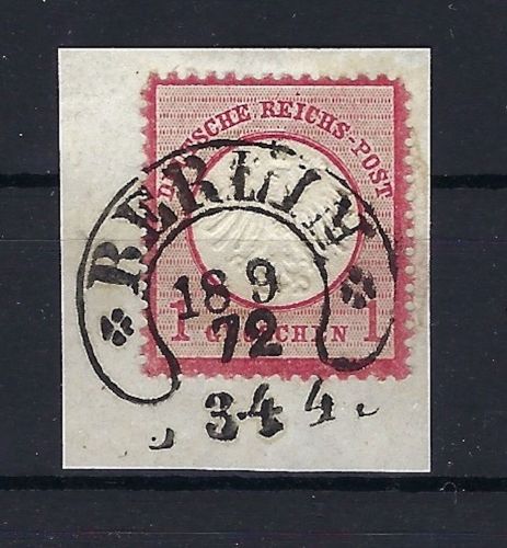 Hufeisenstempel Berlin 1872-1875, auf DR Mi 4