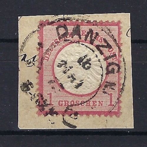 Hufeisenstempel Danzig Spalink 7-1, auf DR Mi 19, 400€
