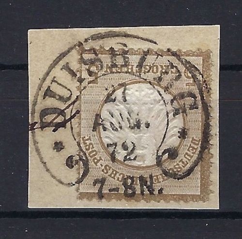Hufeisenstempel Duisburg auf DR Mi 6