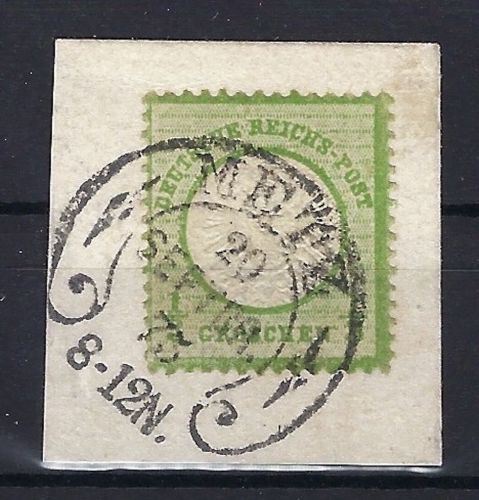 Hufeisenstempel Metz Spalink 25-1 N, auf DR Mi 17 a, 250€