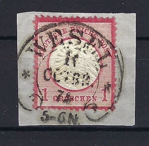 Hufeisenstempel Wesel, auf DR Mi 4
