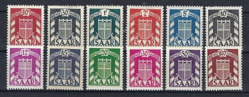 Saarland Dienst, Mi 33 - 44 ** in einwandfreier Qualität, ME 150€