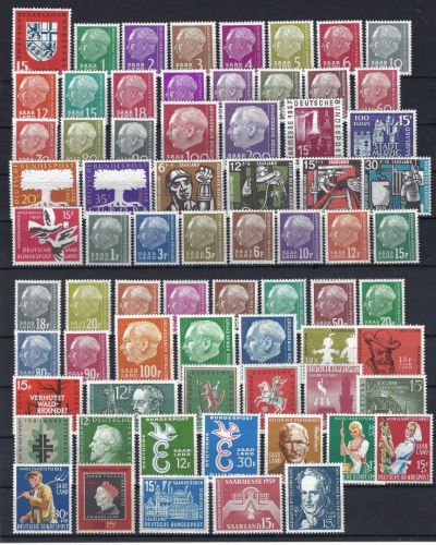 Saarland OPD Saarbrücken , Mi 379-448 **, ME 100€