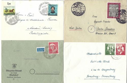 Bund Belege 1951-1952, Lot