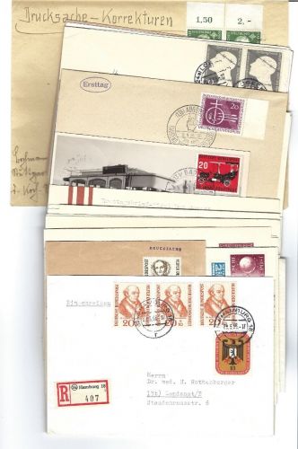 Bund Briefe Konvolut , FDC´s / R-Briefe/Karte/∆