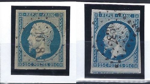 Frankreich Mi 9 a/b °, ME 130€