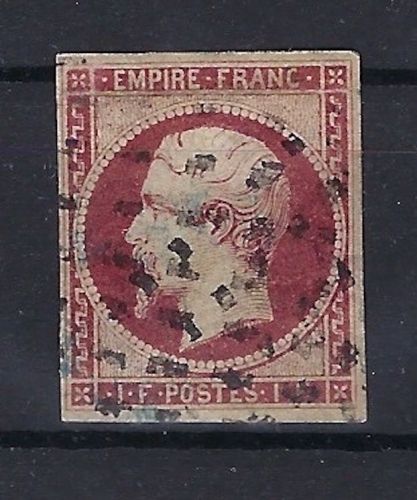 Frankreich Mi 17 a °gut geschnitten und vollrandig, ME 4.200€