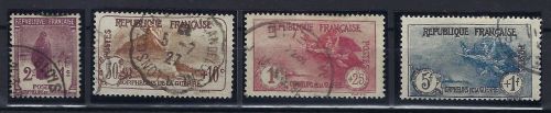 Frankreich Mi 211-214 °, ME 130€