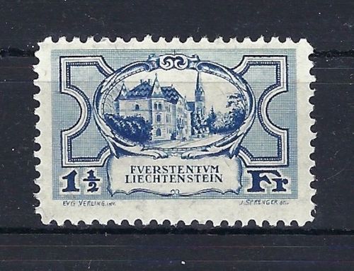 Liechtenstein Mi 71 * mit kaum sichtbare Falzspuren