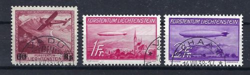 Liechtenstein Mi 148-150 °, ME 310€