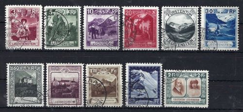 Liechtenstein Mi 94-107 A °, ME 1.259€