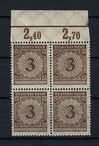 P) DR Mi 338 b P OR **, gep. Peschl BPP, ME 300