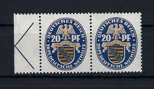 DR Zusammendruck W 20.2 ** und weitere Marke, einwandfrei, ME 390€