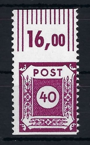 Ost Sachsen Mi 50 E OR ** einwnadfrei, gep. Dr. Jasch BPP, ME 70€