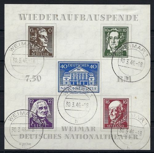 Thüringen Block 3 AX °, gep. Dr. Jasch BPP, ME 80€