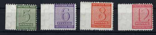 West Sachsen Mi 116-19 BX** SR einwandfrei, gep. Dr. Jasch BPP, ME 170€