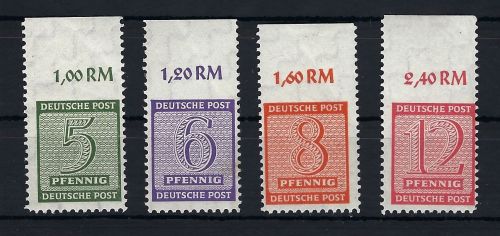 West Sachsen Mi 116-19 BX** OR einwandfrei, gep. Dr. Jasch BPP, ME 170€