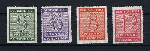 West Sachsen Mi 116-119 DX ** gep. Dr. Jasch BPP, ME 100€