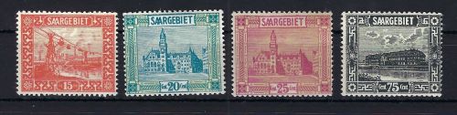 Saargebiet Mi 98-101 **, ME 120€